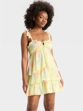 NWT Wild Fable Light Yellow Dress